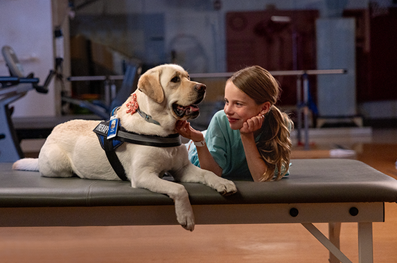 patient with dog